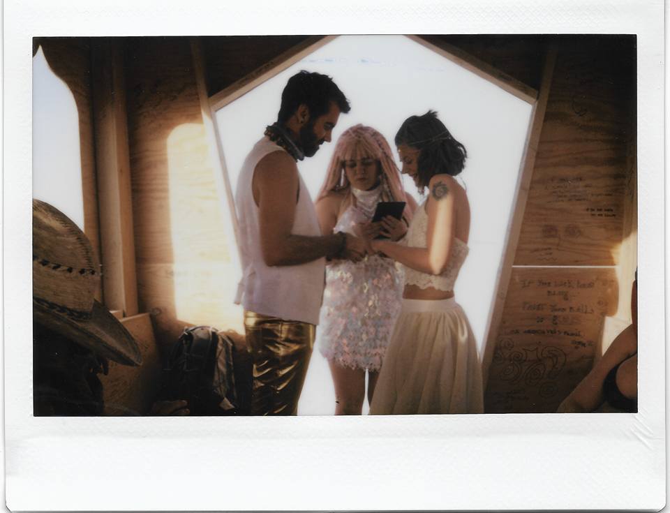 Burning Man Wedding Photo 2
